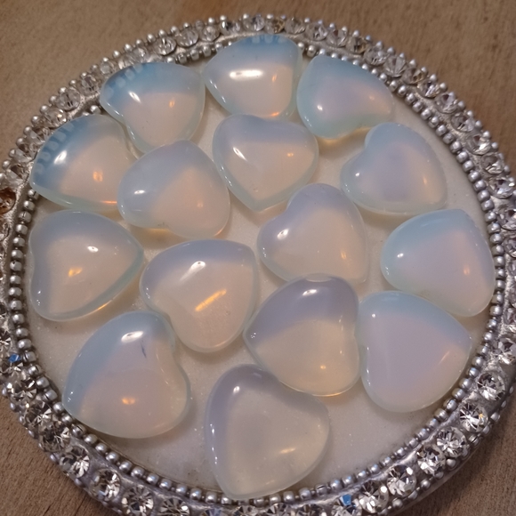 Opalite Mini Heart - Picture 6 of 8